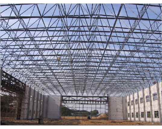 定西湖南长沙5712飞机库网架工程